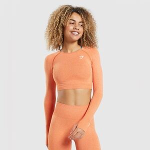 Gymshark Vibrant Orange Athletic Crop Top